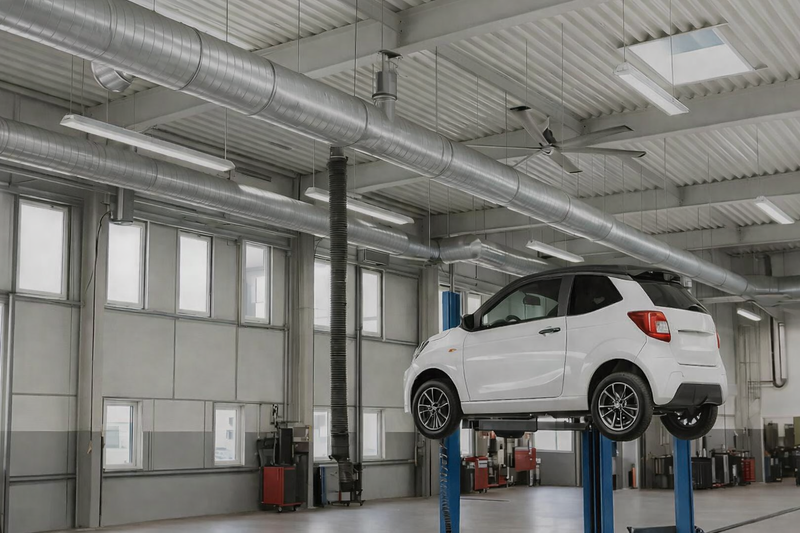 Ilmanvaihto Autotallissa ja Korjaamoissa – Tärkeää Mopoautojen Huollossa