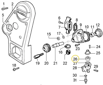 Termostat Lombardini DCI & Progress / Focs