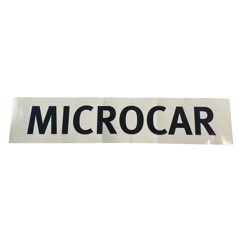 Emblème adhésif compatible avec Microcar MGO et Due – Voiture sans permis