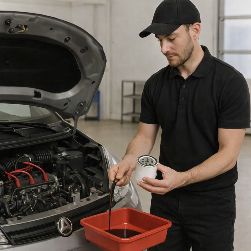 Miten teet öljynvaihdon Aixamissa, jossa on Kubota Z482 -moottori?