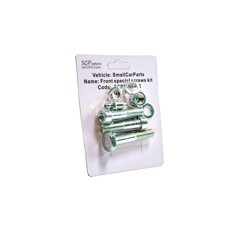 Monteringsbultar & luftnippel till bromsok fram Ligier Microcar