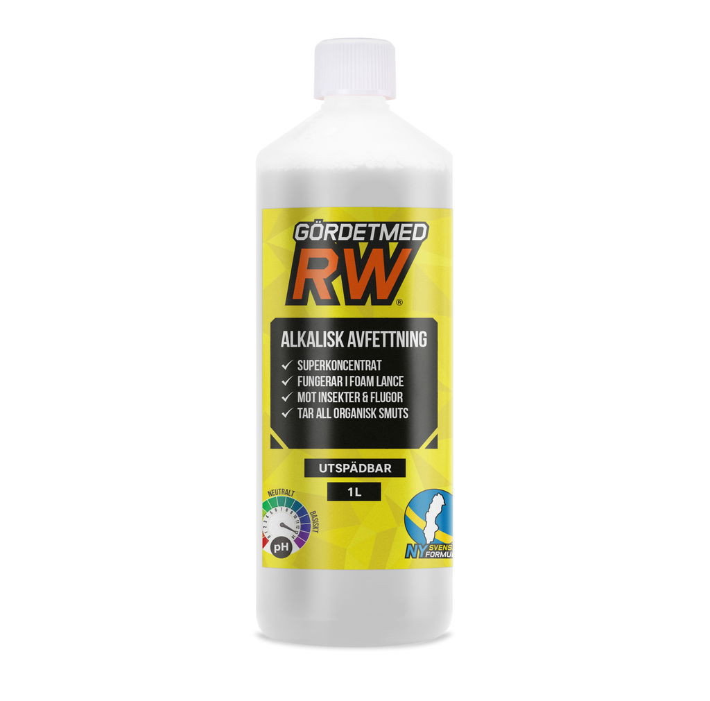 Alkalisk avfettning 1L (Superkoncentrat) RW (Gör det med RW)