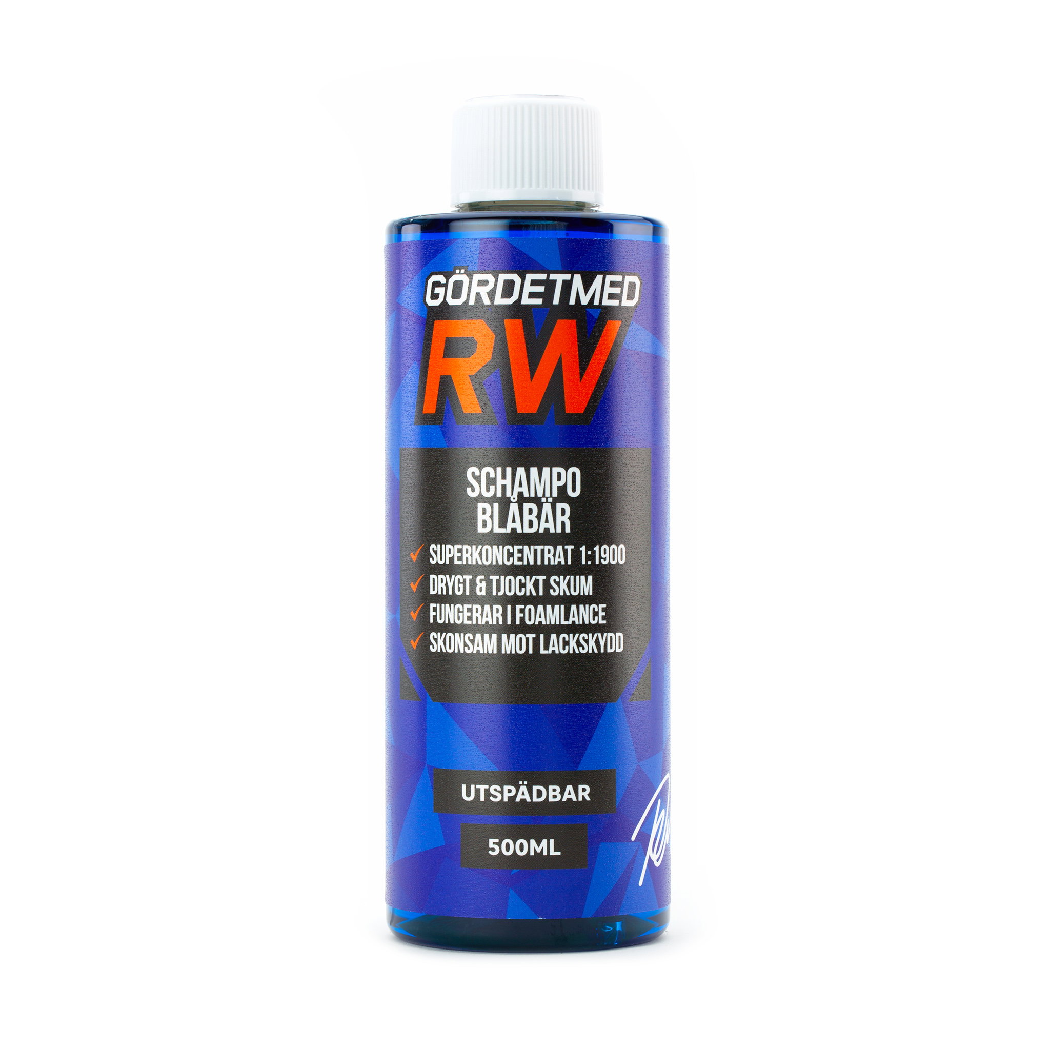 Schampo RW 500 ml (olika dofter) (Gör det med RW) (Blåbär)