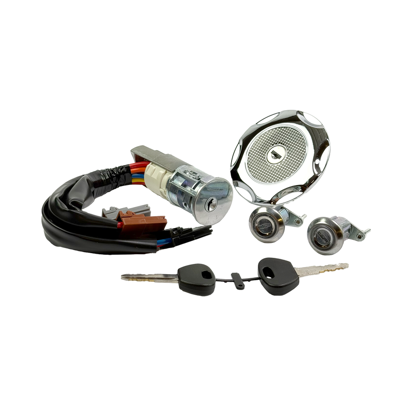 Tändningslås med dörrlås & tanklock Microcar
