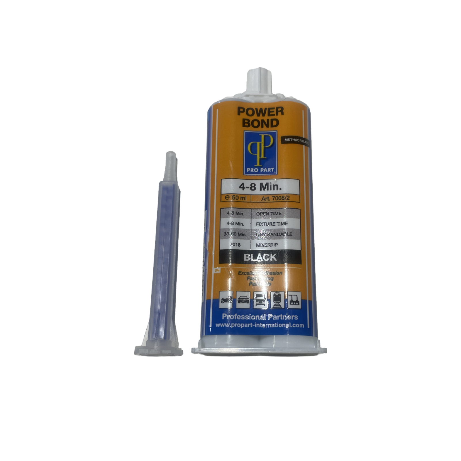 2-KOMPONENTSLIM EXTRA starkt 50ML lim (4-8 min) - Mopedbilsdelar