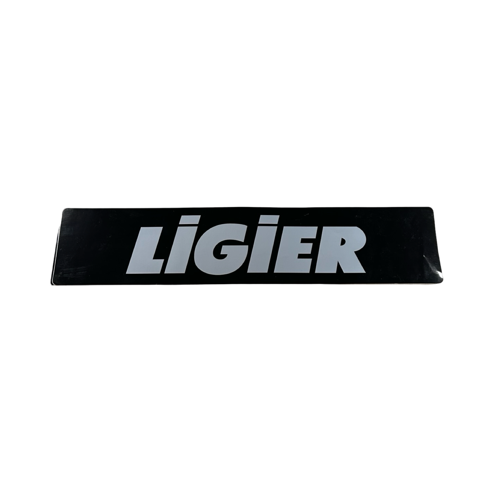 Emblem / klistermärke stötfångare fram Ligier JS60 JS50 & JS50L Svart - Mopedbilsdelar