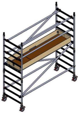 400-Ställning | Smal | 2 meter plattformshöjd