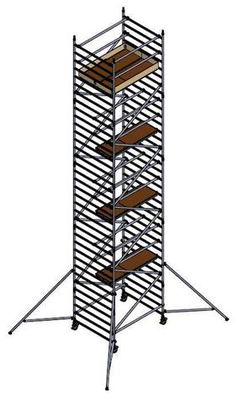 300-Ställning | Bred | 8 meter plattformshöjd