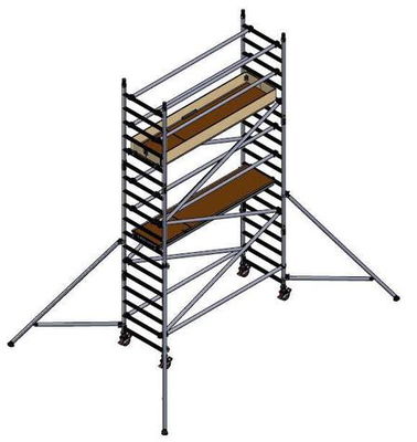 400-Ställning | Smal | 4 meter plattformshöjd