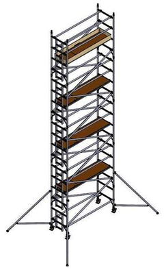 300-Ställning | Smal | 8 meter plattformshöjd