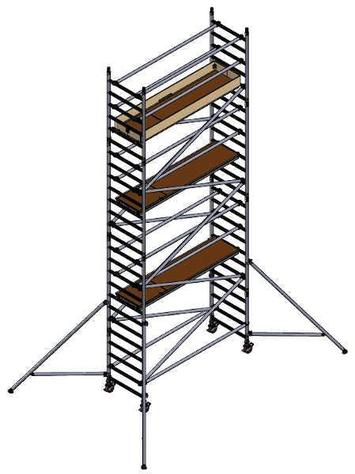400-Ställning | Smal | 6 meter plattformshöjd