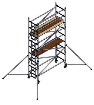 300-Ställning | Smal | 4 meter plattformshöjd
