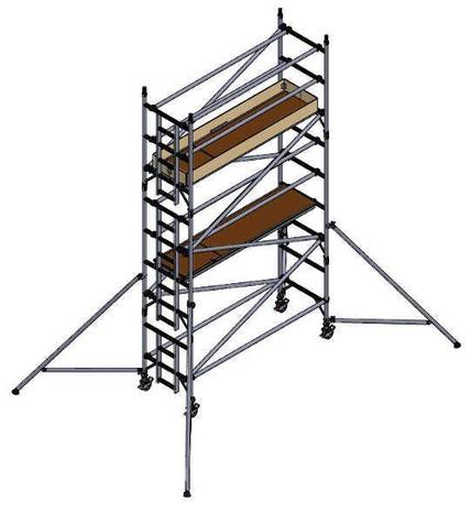 300-Ställning | Smal | 4 meter plattformshöjd