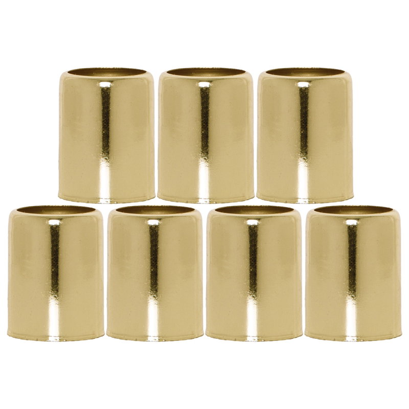Ljusmanschett Mässing 7-Pack