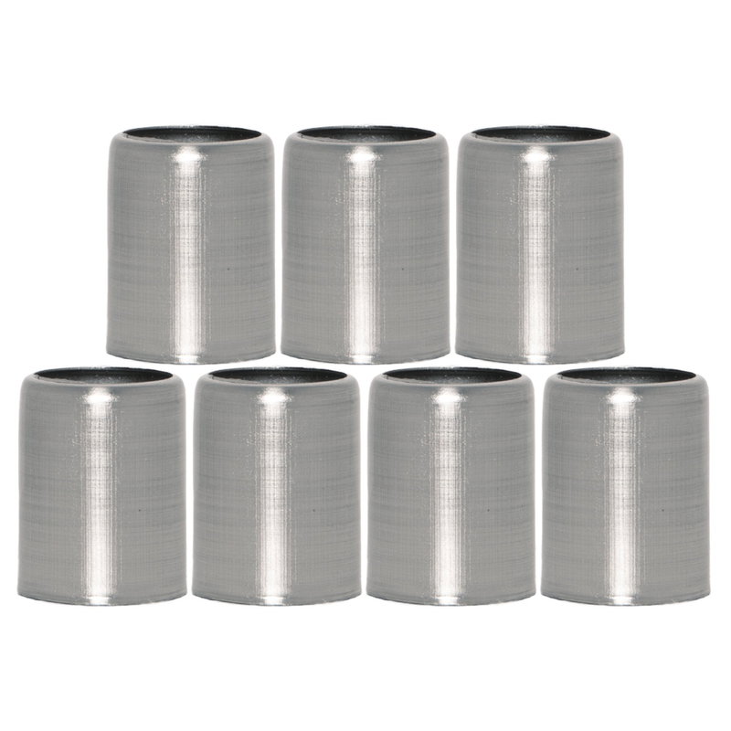 Ljusmanschett Borstat stål 7-Pack