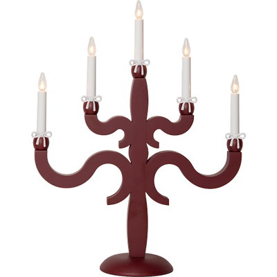 Ljusstake Canna Röd