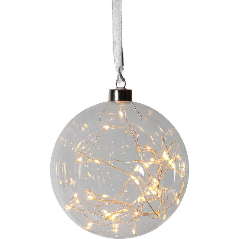 Glow glaskula Klar 15cm