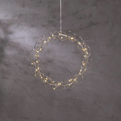 Krans Curly Krom 30cm