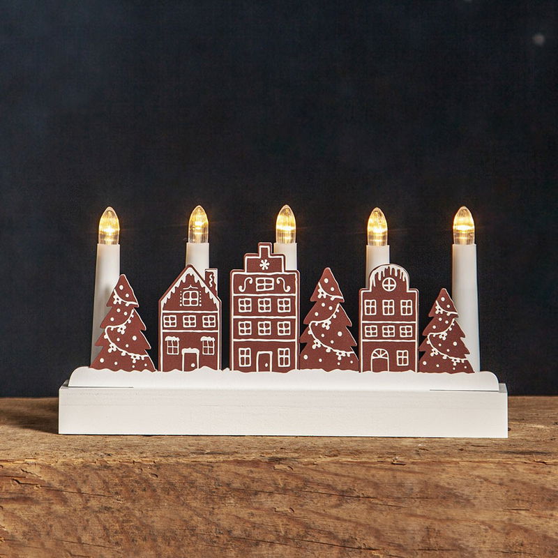 Ljusstake Yuletide Pepparkaka Ljusstake Yuletide Pepparkaka | Star Trading | Lampgrossen