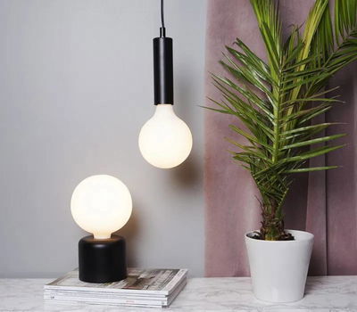 Globlampa Ø125 LED 400lm E27 Filament Opal 2600K Dim