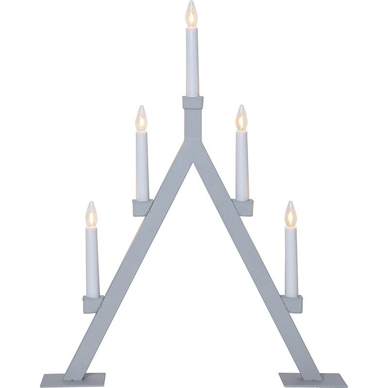 Ljusstake Oliver Svart 55cm
