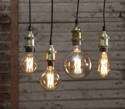 Globlampa Ø125 LED Vintage Gold 240lm E27 1800K Dim