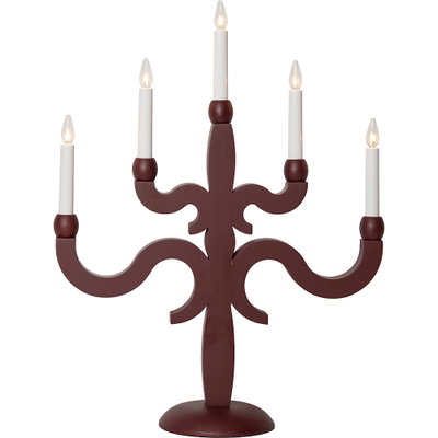 Ljusstake Canna Röd