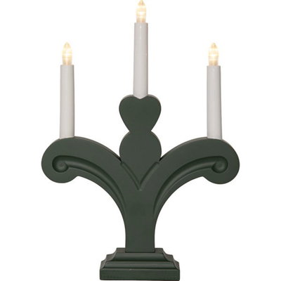Ljusstake Orsa 3-ljus Grön