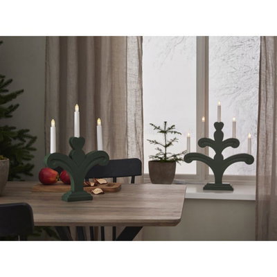 Ljusstake Orsa 5-ljus Grön