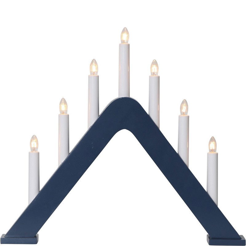 Ljusstake Jarve Blå