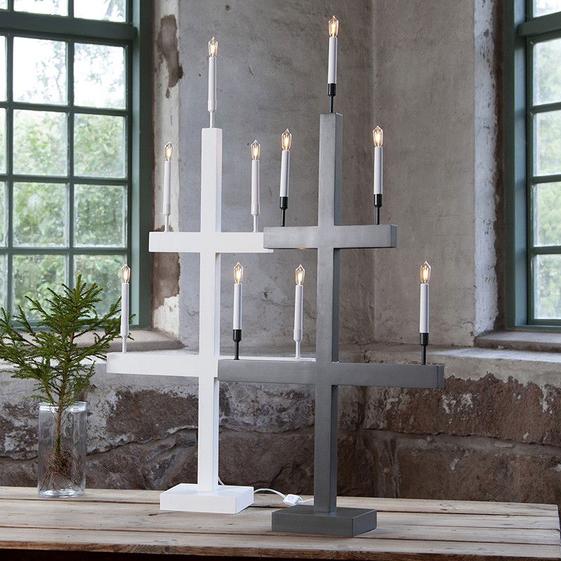 Ljusstake Storm Vit 118cm Ljusstake Storm Vit 118cm