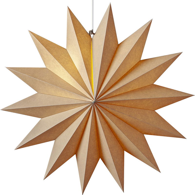 Julstjärna Plain Beige 60cm