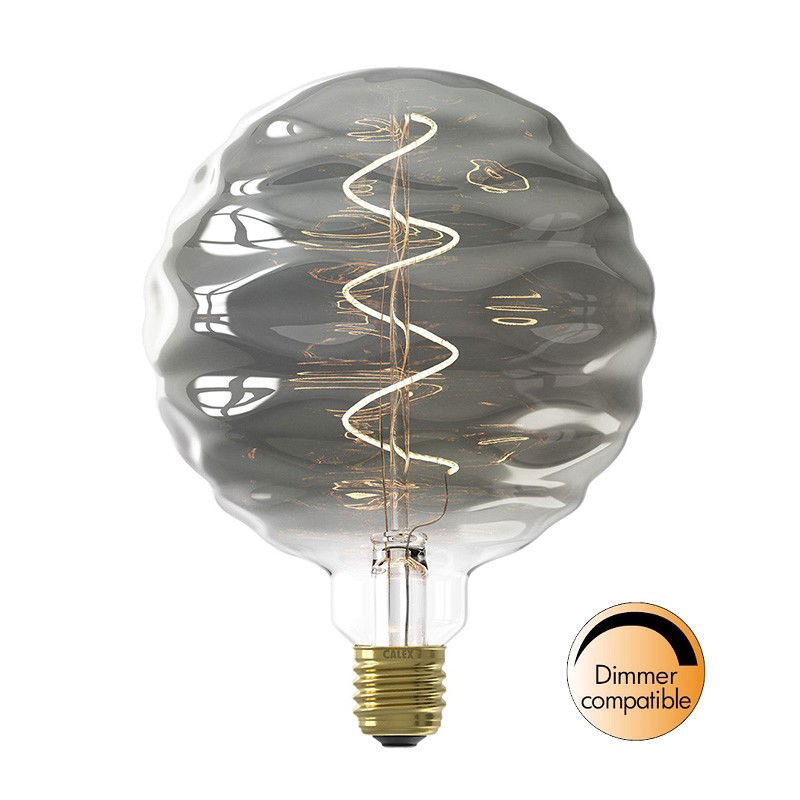 Dimbar Dekorationslampa Bilbao Titanium LED 4W 60lm E27 Dimbar Dekorationslampa Bilbao Titanium LED 4W 60lm E27