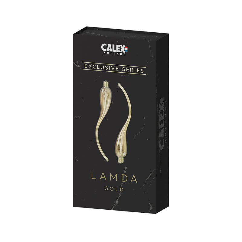 Dimbar Dekorationslampa Lamda Gold LED 4W 140lm E27, 2-pack Dimbar Dekorationslampa Lamda Gold LED 4W 140lm E27, 2-pack