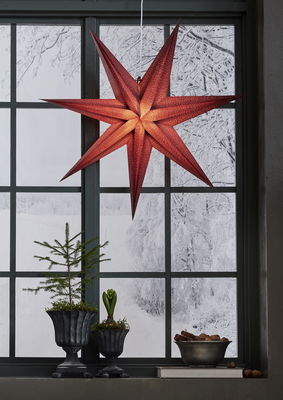 Julstjärna Holly Röd 75cm