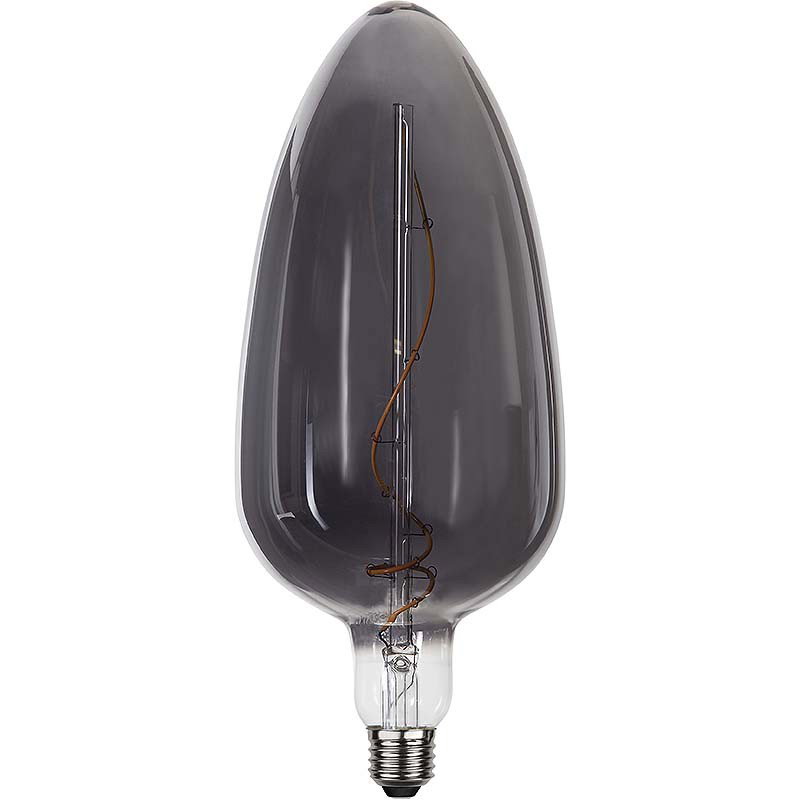 Dimbar Dekorationslampa Ø125 Industrial Vintage Smoke LED 4,5W 95lm E27