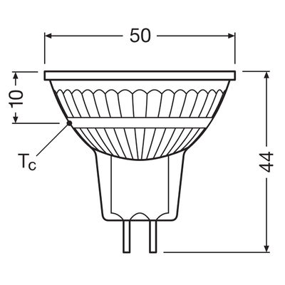 Ledvance Spot/Reflektorlampa LED MR16 36° 5W 345lm GU5,3 930