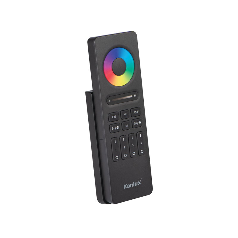 Fjärrkontroll LED Strip RGB+CCT 4 Zoner Svart