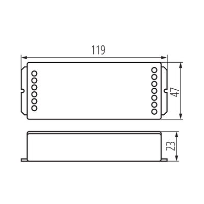 LED Strip Controller 12/24/48V All-in-one