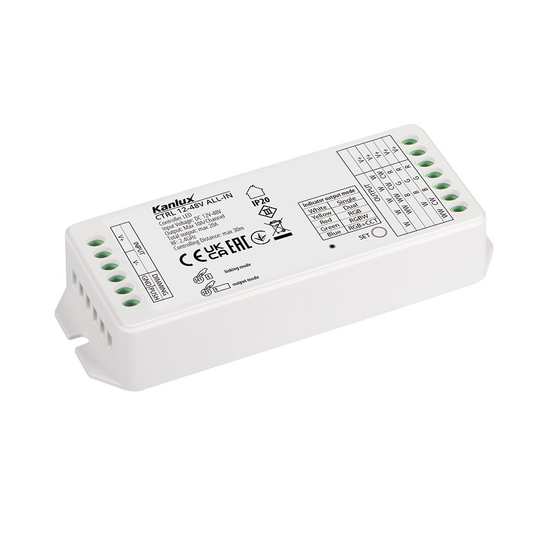 LED Strip Controller 12/24/48V All-in-one