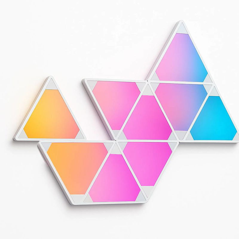 Calex-Smart-Triangle-Wall-Lights-RGBIC-White-8