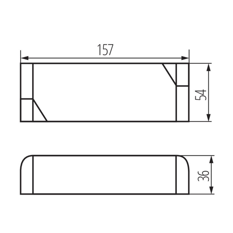 LED Driver/Transformator 24V DC 60W