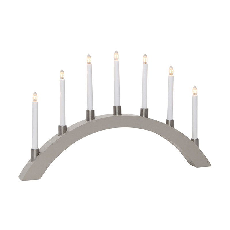 Ljusstake Tall Bow Beige Ljusstake Tall Bow Beige