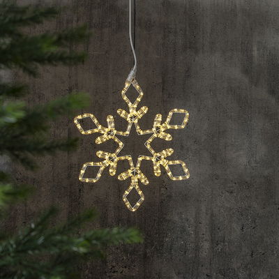 Snowflake Siluett Connectstar varmvit