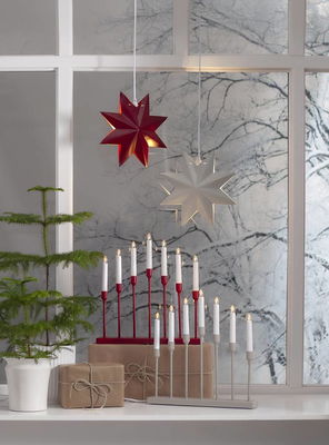 Adventsljusstake Aztra Beige LED