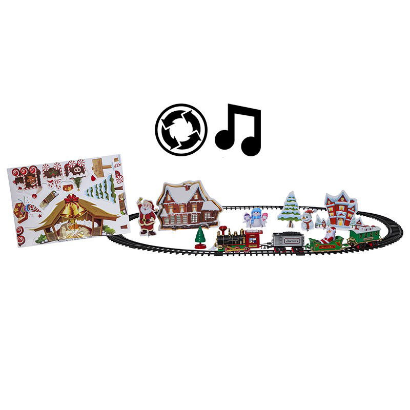 Juldekoration X-Mas Train Rörelse Juldekoration X-Mas Train Rörelse