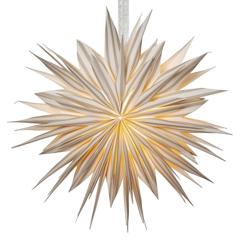 Julstjärna Print Vit 60cm Julstjärna Print Vit 60cm | Star-Trading Återförsäljare