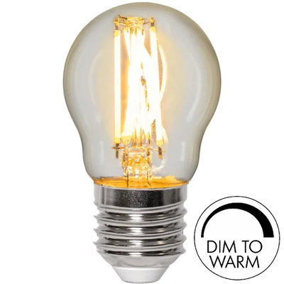 Klotlampa LED 470lm E27 2700-2200K Dim to warm