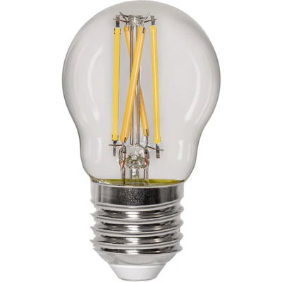 Dimbar Klotlampa LED Filament 4,5W 470lm E27 2700-2200K Dim to warm