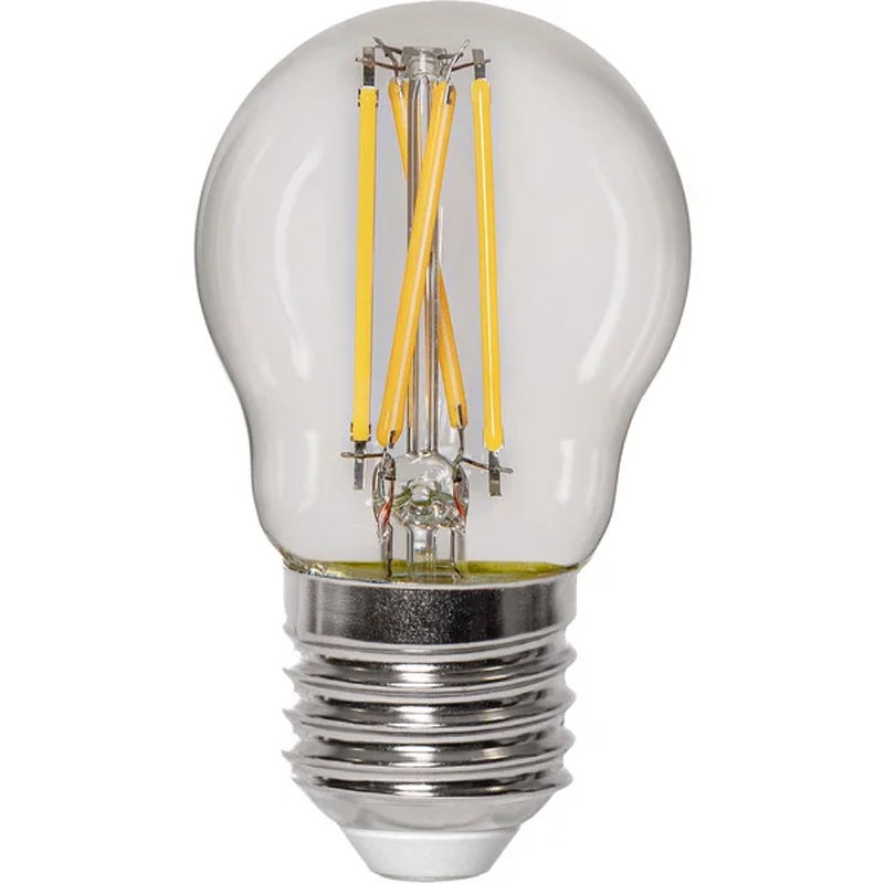 Dimbar Klotlampa LED Filament 4,5W 470lm E27 2700-2200K Dim to warm